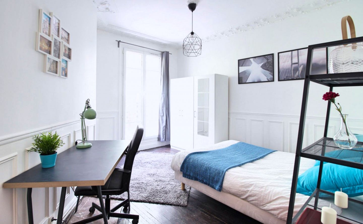 Furnished apartment in the 20th district of Paris